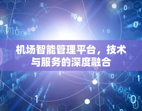 机场智能管理平台,技术与服务的深度融合
