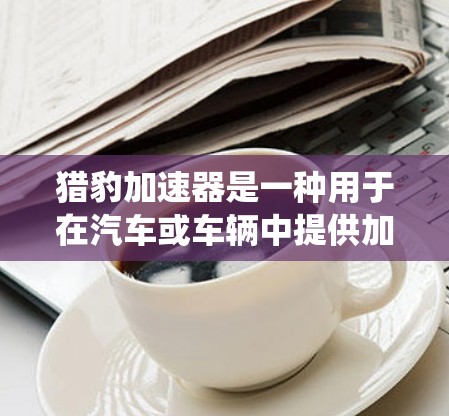 猎豹加速器是一种用于在汽车或车辆中提供加速动力的装置,通常由机械或电子系统驱动,能够在车辆行驶过程中帮助车辆保持或加速运动。它的名字中猎豹可能来源于它的外形,形状像猎豹,象征着力量和效率