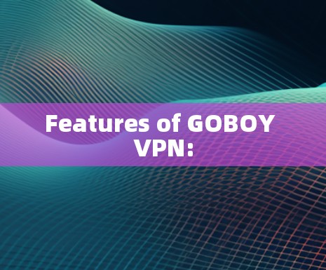 Features of GOBOY VPN: