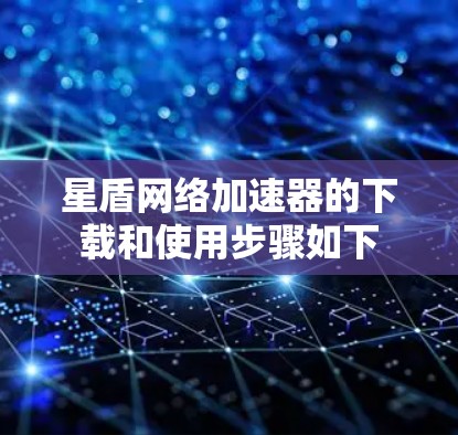 星盾网络加速器的下载和使用步骤如下
