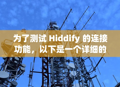 为了测试 Hiddify 的连接功能，以下是一个详细的步骤指南