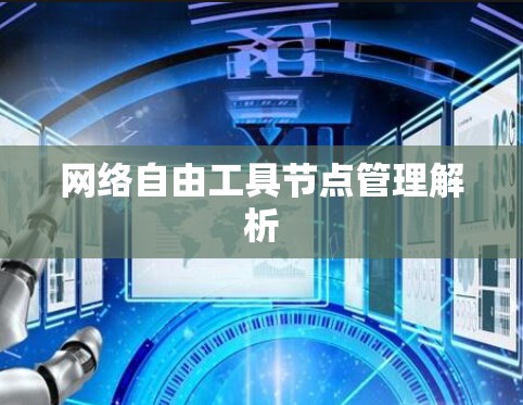 网络自由工具节点管理解析