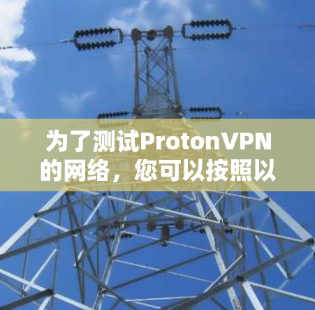 为了测试ProtonVPN的网络,您可以按照以下步骤进行
