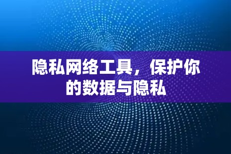 隐私网络工具,保护你的数据与隐私