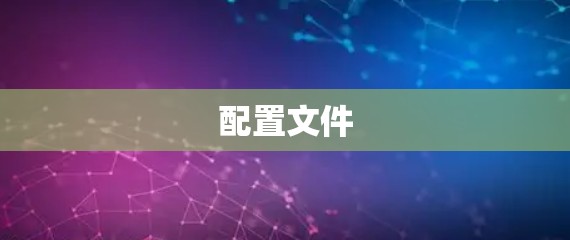 配置文件