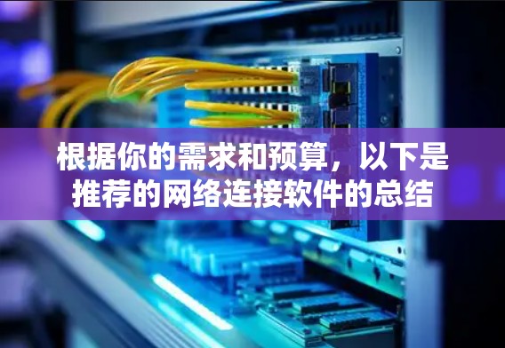 根据你的需求和预算,以下是推荐的网络连接软件的总结