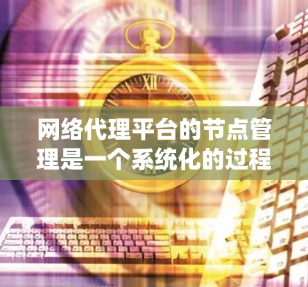 网络代理平台的节点管理是一个系统化的过程，旨在确保网络设备（如路由器、交换机等）正常运行并保持高效。以下是一个详细且有条理的指南，帮助您理解如何管理网络代理平台的节点