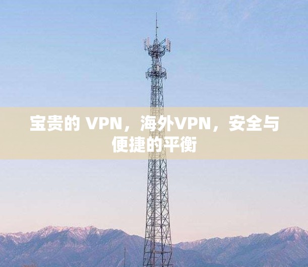 宝贵的 VPN,海外VPN,安全与便捷的平衡 宝贵的 VPN,海外VPN,安全与便捷的平衡