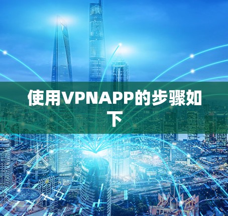 使用VPNAPP的步骤如下