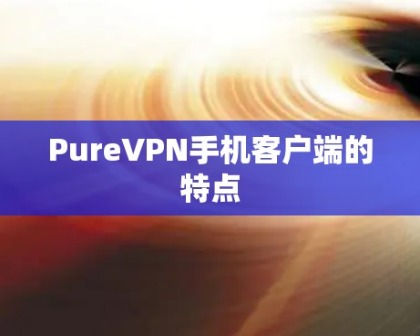 PureVPN手机客户端的特点 PureVPN手机客户端的特点