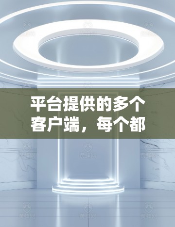平台提供的多个客户端，每个都各有其独特的功能和适用场景。以下是根据不同需求选择客户端的建议