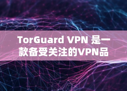TorGuard VPN 是一款备受关注的VPN品牌，以其独特的设计和强大的安全功能而闻名。以下是关于 TorGuard VPN 的真实测评排行