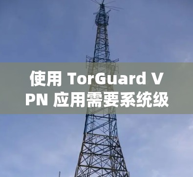 使用 TorGuard VPN 应用需要系统级的设置和调整,以下是详细的步骤指南 使用 TorGuard VPN 应用需要系统级的设置和调整,以下是详细的步骤指南