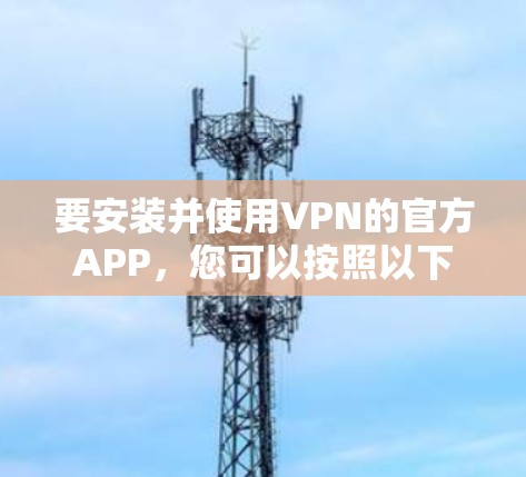 要安装并使用VPN的官方APP，您可以按照以下步骤操作