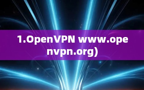 1.OpenVPN www.openvpn.org) 1.OpenVPN www.openvpn.org)