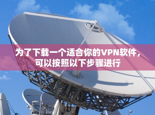 为了下载一个适合你的VPN软件，可以按照以下步骤进行