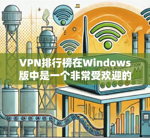 VPN排行榜在Windows版中是一个非常受欢迎的推荐列表,涵盖了多种VPN服务,让用户能够选择最适合自己的网络VPN。以下是几个受欢迎的VPN推荐 VPN排行榜在Windows版中是一个非常受欢迎的推荐列表,涵盖了多种VPN服务,让用户能够选择最适合自己的网络VPN。以下是几个受欢迎的VPN推荐