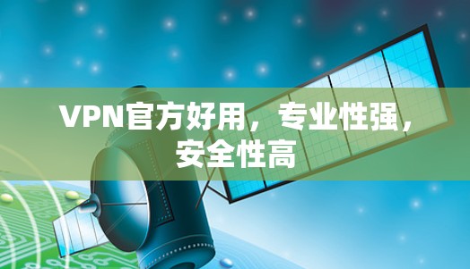 VPN官方好用，专业性强，安全性高