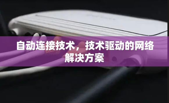 自动连接技术，技术驱动的网络解决方案